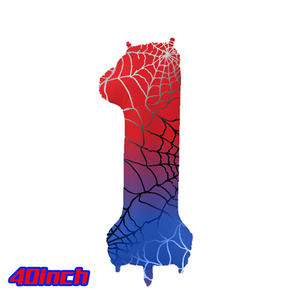Prodotti di tendenza 2025 tema <span class=keywords><strong>Spiderman</strong></span> blu rosso netto stampato palloncino in lamina da 40 pollici per decorazioni per feste di compleanno per bambini - Product Image 3