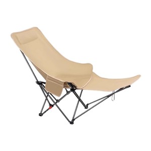 Silla Reclinable Plegable Multiusos para Exteriores con Reposapiés, Ligera y Portátil para Camping, Pesca y Playa - Product Image 5
