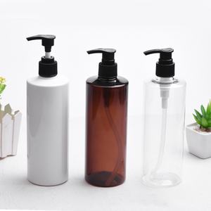 Suministro de 400ml botella de desinfectante de manos de hombro plano 24 dientes prensa bomba de loción detergente para ropa botella dispensadora de loción corporal - Product Image 4