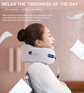 Penjualan laris bantal pemijat leher u-bentuk elektrik multifungsi untuk penggunaan portabel rumah dan perjalanan - Product Image 4