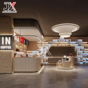 Bancone Bar Moderno con Illuminazione LED Personalizzato per Ristoranti, Design per Centri Commerciali, Vetrina Espositiva per Caffetterie e Negozi al Dettaglio - Product Image 6