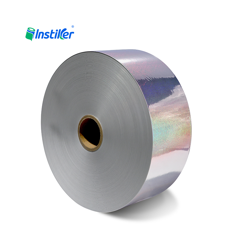 Holographic Waterproof Durable Sand DOT BOPP Film Self-Adhesive Sticker Material Rolls for Customizable Labeling