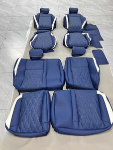 Fundas de Asiento de Coche de Cuero Mixto Personalizadas para la Fila Delantera y Trasera, 5 Asientos, para VW Golf, <span class=keywords><strong>Caddy</strong></span>, Passat B8, Transporter T5, Polo - Product Image 1