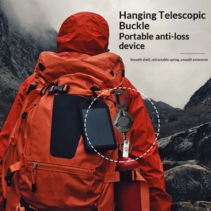 Portachiavi Multifunzionale Telescopico Automatico Retrattile con Cavo in Acciaio Anti-smarrimento e Anti-furto per Alpinismo - Product Image 4