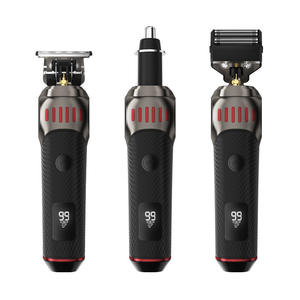 Tondeuse rechargeable 3 en 1, ensemble de toilettage, <span class=keywords><strong>rasoir</strong></span> <span class=keywords><strong>sans</strong></span> <span class=keywords><strong>fil</strong></span>, tondeuse à cheveux électrique étanche, tondeuse à nez, rasoirs <span class=keywords><strong>pour</strong></span> hommes - Product Image 1