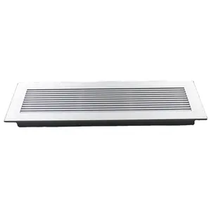 Newest hvac under floor air diffuser round aluminum floor air grille