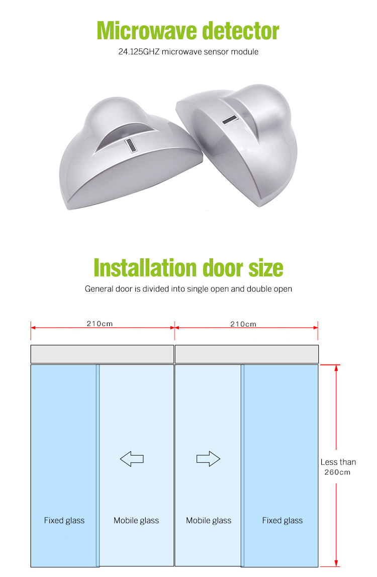 automatic door opener and closer for sliding gate system Automatic sliding Door Operators