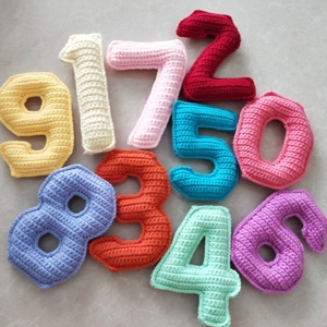 Fabricant en gros de kits cadeaux amigurumi, jouets au crochet pour nouveau-nés, jouets éducatifs faits à la main pour enfants, premiers apprentissages des chiffres arabes pour bébés - Product Image 2