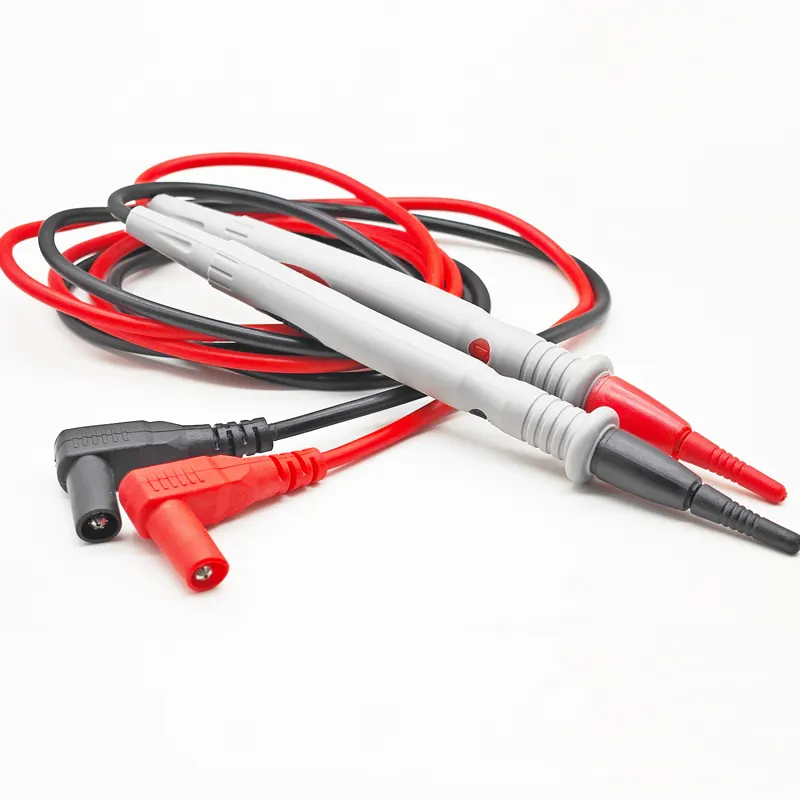 Silicone Electrical Test Leads Kit CAT III 1000V 10A Silicone Wire Test Lead Probe Silicone Cable for Multimeters