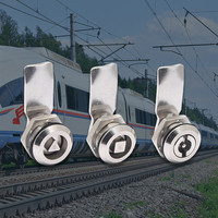 Cylindre de serrure industriel en acier inoxydable SC603 MS705, boîtes de commande de feux de circulation, salles de contrôle des trains, serrure à came