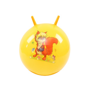 ลูกบอลกระโดดพีวีซีพิมพ์ลายคุณภาพสูง พร้อมหูจับ สำหรับเล่นกีฬากลางแจ้งและในร่ม ของเล่นสำหรับเด็กชายและเด็กหญิง - Product Image 5