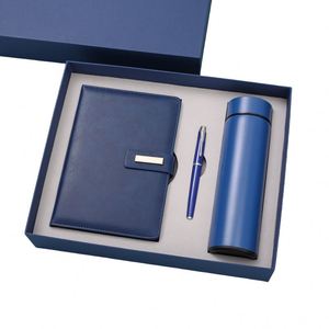 Wholesale Promotional Luxury Gifts Items Customizable Business Boxed Notebook Gift Set With Pen and Thermos - Product Image 1