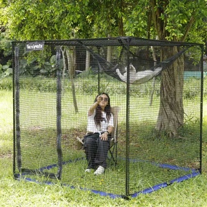 Recinto Plegable Portátil para Perros con Malla <span class=keywords><strong>de</strong></span> Plástico para Uso en Exteriores y Jardín, Embalaje en Caja - Product Image 4