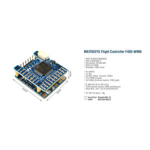 MATEKSYS F405 WMN ICM42688P ชุดควบคุมการบิน STM32F405 สำหรับเครื่องบิน FPV แบบปีกตรึง วัสดุพลาสติก - Product Image 5