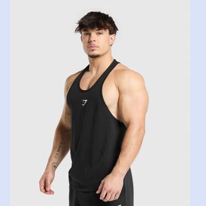 Nuevo Chaleco Deportivo Casual para Hombre, Ajustado, para Correr, Hacer Ejercicio, Baloncesto, de Secado Rápido, Elástico, sin Mangas, de Poliéster - Product Image 1