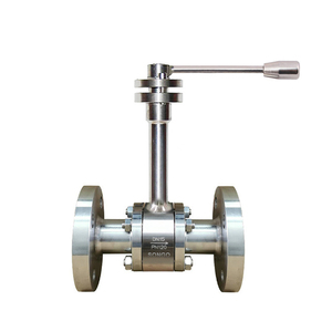 Bille cryogénique DN15 manuelle à tige allongée en acier forgé SS304 à très basse température avec filetage femelle pour l'argon - Product Image 4