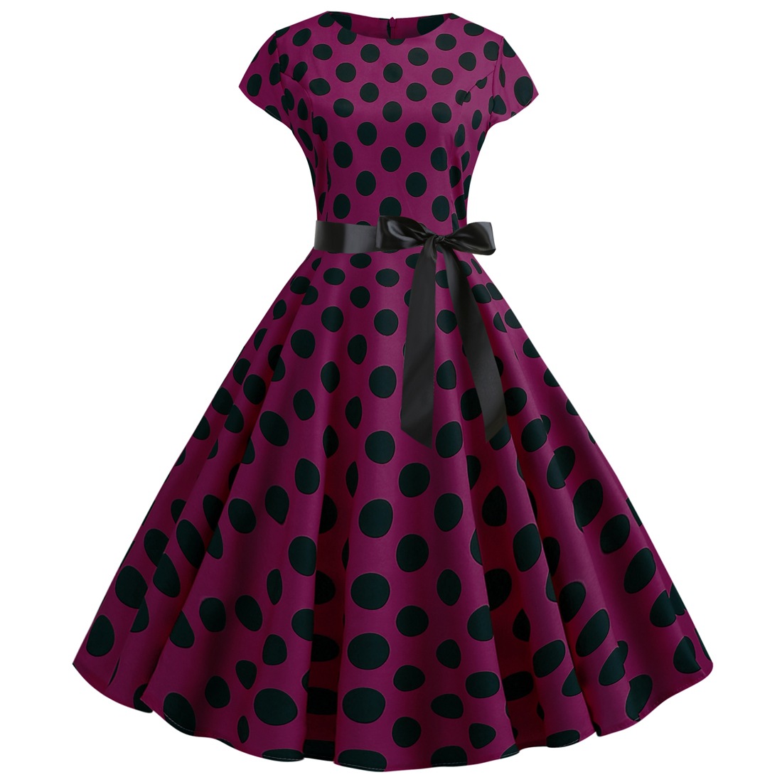 retro vintage dresses amazon Amazon.com: Hanpceirs Women's Cap Sleeve 1950s Vintage Party Dress Cocktail Dress Formal Dresses with Pocket Black XS New : Clothing, Shoes & Jewelry