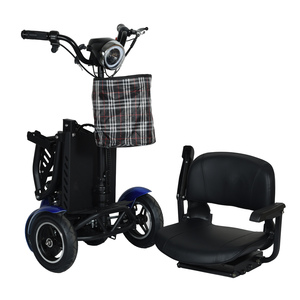 Scooter Eléctrico Plegable de Cuatro Ruedas de Alta Calidad, Doble Suspensión, Doble Motor, Carga Máxima de 120 kg, Impermeable, Venta al Por Mayor en China - Product Image 2