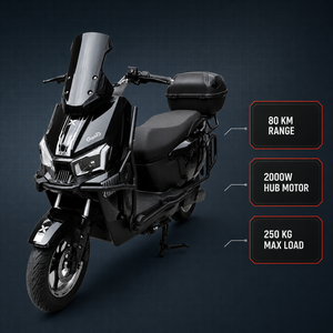 Motocicletta Elettrica 2000W 65km/h 60V/72V con Batteria al Litio e Motore Brushless per Ordini all'Ingrosso e Prove - Product Image 3