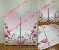 Ensemble de 3 couvertures d'arc de mariage papillon personnalisées, couvertures de support d'arc ajustées en spandex, couverture de fond d'arc personnalisée pour la décoration