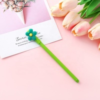 Nouveau stylo Gel Kawaii créatif en forme de petite fleur, papeterie promotionnelle