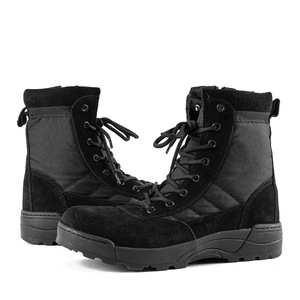 En solde Hommes Outdoor Winter Warm Boots Desert Jungle Training Shoes Rubber Mesh Tactical Boots Black with High Quality - Product Image 2