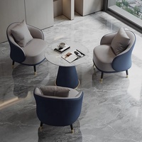 Canapé et fauteuil d'attente haut de gamme en cuir pour hôpital, parc, hôtel, bureau, salon de beauté, centre commercial, salle d'exposition