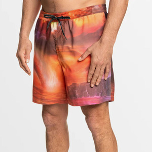 Costumi da bagno con coulisse elastico personalizzato disegnano i tuoi pantaloncini da tavola da uomo sublimati con spedizione rapida - Product Image 2