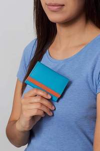 Porte-clés en cuir de veau véritable de haute qualité, fait main, fermeture éclair tendance, portable, imperméable - Product Image 2