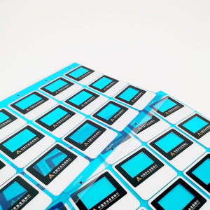 Étiquette en polycarbonate mat sur mesure, résistante à l'huile, avec adhésif, pour machines électroniques, pour appareil photo, impression sérigraphique - Product Image 4