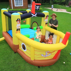 Château gonflable pour enfants Doctor Dolphin <span class=keywords><strong>Mickey</strong></span> Mouse Clubhouse, 360x280x220cm, capacité de 3 personnes, installation facile - Product Image 1