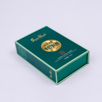 Coffret cadeau de vin de luxe personnalisé, emballage à double ouverture pour une seule bouteille de vin, boîte en carton rigide pour boissons pour adultes