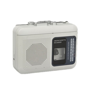 Venta al por Mayor de Fábrica, Radio AM/FM Portátil Blanca, Reproductor de Casetes Walkman Pequeño y Compacto - Product Image 1