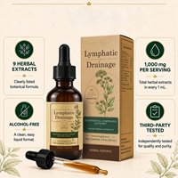 Gouttes Herbales de Drainage Lymphatique 9-en-1, Extrait Botanique Liquide, Sans Alcool, Végétalien, OEM, Marque Privée