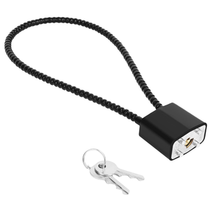 Candado de Cable de Acero de Alta Calidad, Anti-corte, Anti-incendio, con Grillete Largo de 15'' (390 mm) - Product Image 3