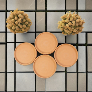 Maceta de arcilla de terracota de 6 pulgadas al por mayor, bandeja redonda para plantas, platillo para jardín, hogar, guardería, decoración de habitación, platillo de arcilla, maceta para flores - Product Image 5