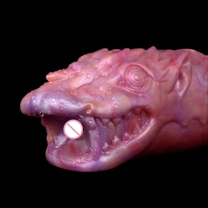 Male Masturbator Pocket Masturbation Cup Animal Dragon Head Shape Realistic Silicone Artificial Vagina Sex <b>Toys</b> <b>for</b> <b>Men</b> Gift - Product Image 4