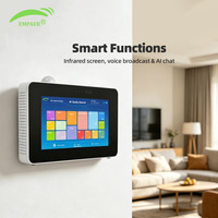 Detector de Calidad del Aire Interior con Pantalla Táctil, Máximo 16 Parámetros: PM2.5, PM10, HCHO, TVOC, CO, CO2, Iones Negativos, BT, WIFI, 4G, Montaje en Pared o Mesa