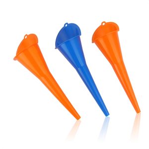 Corong oli plastik Universal leher panjang, corong pengisian bahan bakar sepeda motor otomatis untuk alat pengisi - Product Image 1