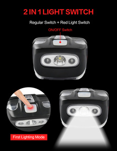 <strong>High</strong> <strong>Power</strong> AAA Alkaline Dry Battery LED Head Torch Camping <strong>Headlamp</strong> With Linterna De Cabeza Features - Product Image 5