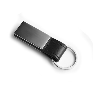 Hot Selling Luxury <b>Keyring</b> Men Car Brand Metal PU Leather Keychain With Custom Logo - Product Image 4
