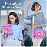 Béquille tablette couvre étuis pour iPad Mini 7 6 génération 8.3 pouces robuste Portable bandoulière couvertures arrière