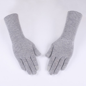 <span class=keywords><strong>Gants</strong></span> d'hiver chauds pour femmes 100 % pure <span class=keywords><strong>laine</strong></span>, compatibles écran tactile, avec détection par aiguille, pour le cyclisme, élastiques, en peau de mouton mérinos - Product Image 3