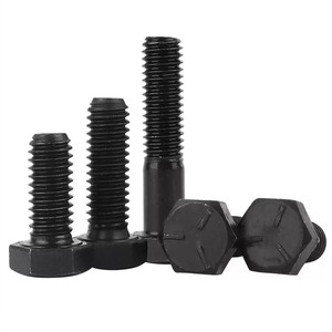 3/8 1/2 5/8 3/4 tornillo hexagonal UNC UNF negro/tornillo de cabeza hexagonal de rosca gruesa galvanizado - Product Image 6