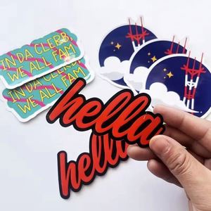 UV Resist Weatherproof Durable Self-Adhesive Label Printing Waterproof PVC Vinyl <b>Sticker</b> Die Cut Company <b>Logo</b> Custom <b>Stickers</b> - Product Image 3