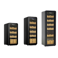 500CT Compresseur Système De Refroidissement Électrique Grande Armoire Humidor Thermostatique De Bureau De Luxe Cave À Cigares Cabinet pour Casino