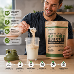 Polvere di Proteine Vegetali di Alta Qualità, Certificata HACCP e ISO, Gusti Personalizzabili, Ingredienti Biologici, per il Controllo del Peso - Product Image 2