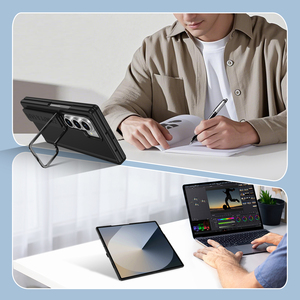 Nuova Custodia Protettiva con Supporto Pieghevole per Telefono da Polso per Samsung Z Fold 3 <span class=keywords><strong>4</strong></span> 5 6 7 con Protezione Schermo - Product Image 6