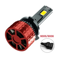 Phares LED D60 pour voiture, phares LED de voiture 130W haute puissance 6000k, feux LED tout-terrain SUV ATV H1 H3 9005 9006 H7 H11 H4, feux LED de voiture 12v