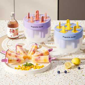 Popsicle Mold 6 Cavities Food Grade PP Material Freezer Safe DIY Ice Cream Maker Summer Use - Product Image 2
